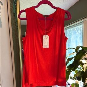 Vibrant Orange Sleeveless from Chalet Et Ceci sz L NWT (D)
